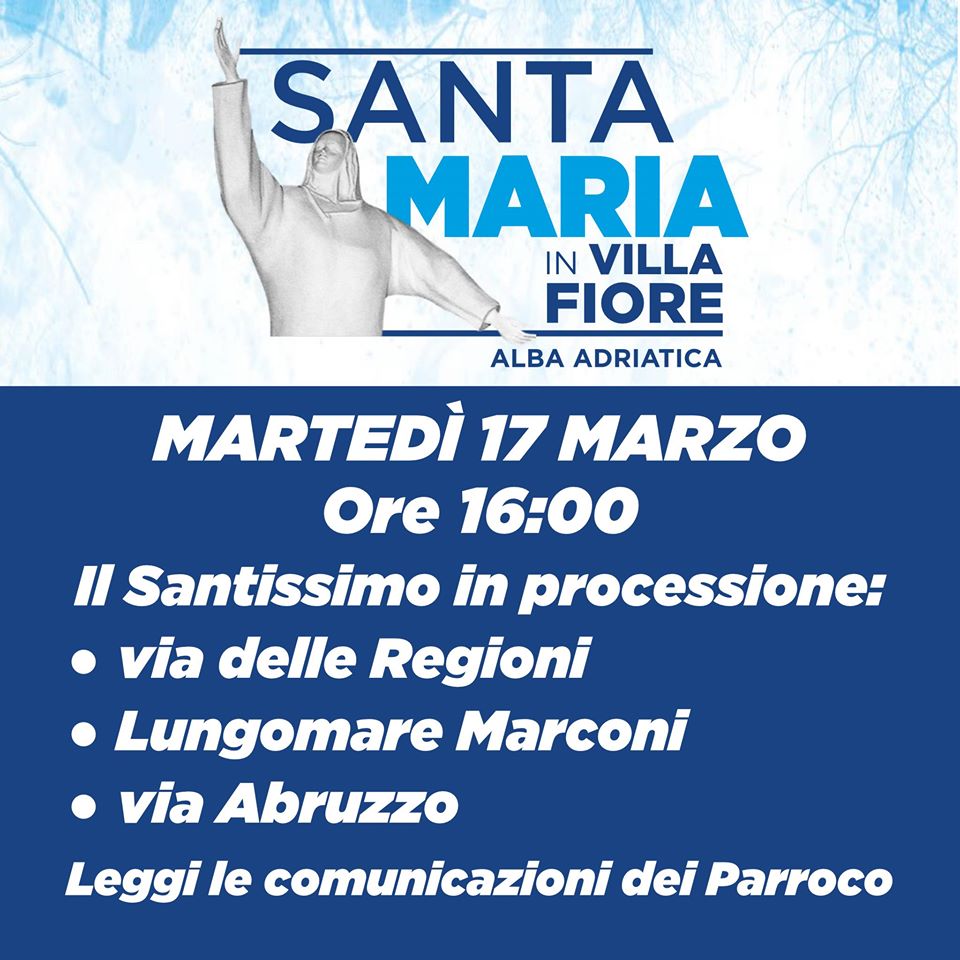 santissimo per le strade 17 marzo