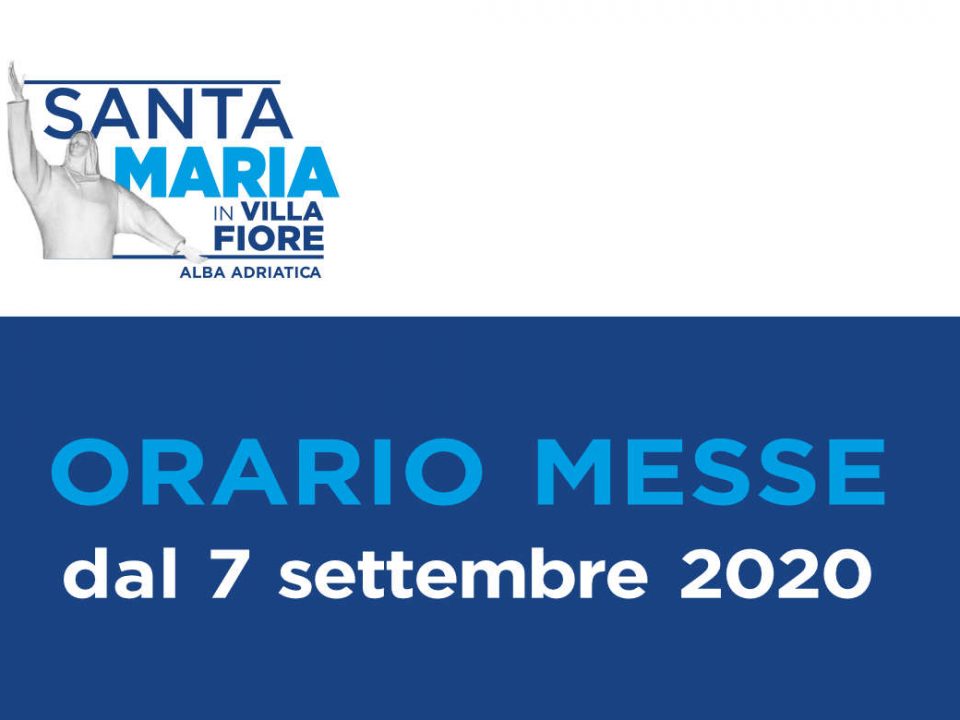 nuovo orario settembre 2020
