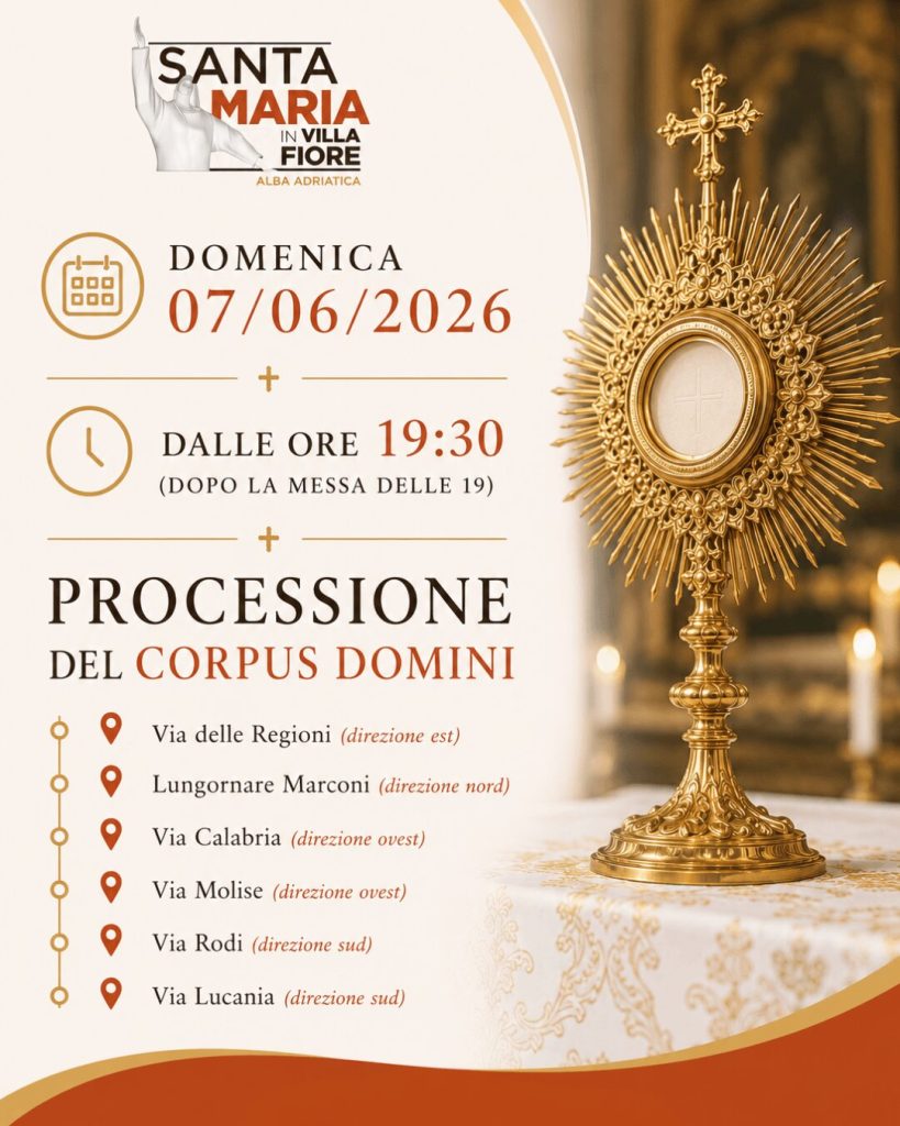 Corus Domini parrocchia Villa Fiore di Alba Adriatica