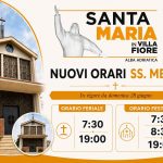 Orario estivo Sante Messe parrocchia Santa Maria in Villa Fiore di Alba Adriatica